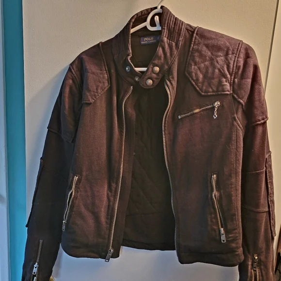 Ralph Lauren blue label moto jacket - Picture 4 of 6